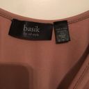 RD Style Basik By  Pink Bodysuit Cold Shoulder Mauve M Photo 1