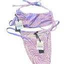 Kendall + Kylie  Bikini Set Lilac Abstract Tiger  Photo 0