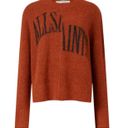 ALL SAINTS Split Saint Alpaca Wool Sweater, GingerGlow/Black, Sz M Photo 1