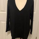 T Tahari  V Neck Illusion Sleeve Plus Top Photo 0