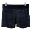 Lululemon  What The Sport Short Camo Deep Navy Black Compression Running Size 8 Photo 8