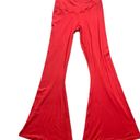 Aerie Red Real Me Super Flare Hi-Rise Pants in Size XL Long Photo 3