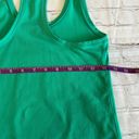 Athleta  XS Green Racerback Workout Tank Photo 5