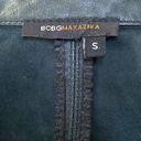 BCBGMAXAZRIA  Black Leather Jacket Size Small Photo 3