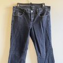 White House | Black Market  Womens Noir Boot Cut Jeans Black Stretch Embellished 10 Photo 2