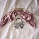 Nordstrom Bow hair tie & velvet pin bundle Photo 0