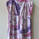 Purple Pink Tie Dye Bodysuit Romper Size XL Photo 1