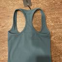 bo + tee  Slate Blue Work Out Top Photo 4