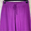 Hanes  Size Medium (8-10) Lightweight Purple Cropped Capri Joggers Stretc… Photo 2