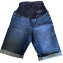 Bermuda Isabel Denim  Maternity Shorts Size 4 EUC #1802 Photo 0