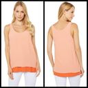 Equipment 💕💕 Roseau Tank Top Canyon Sun Rust Orange XS NWT Photo 3