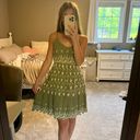 Jessica Simpson Patterned Green Dress Photo 0