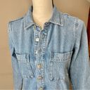 Madewell Denim Long Sleeve Romper in Burnham Wash Extra Small Photo 4