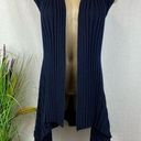 100% Cashmere Blue Open Front Ribbed sweater XS by Pure Amici Photo 0