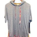 Matilda Jane  Carpool Lane Pullover  Short Sleeve Hoodie Top - size small Photo 0