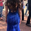 Ellie Wilde Royal Blue Prom Dress Photo 1