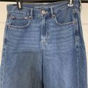 American Eagle  Jeans Womens 6S High Rise Ultra Wide Leg Medium Wash Skater (T30) Photo 2