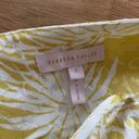 Rebecca Taylor  Cami Top Sunflower Floral Print Peplum Yelllow Size 2 NWT Photo 10