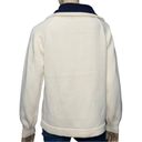 Krass&co Lauren Jeans . Women’s Size XL Nautical Varsity Blue & Ivory Sweater Photo 4