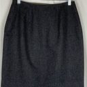 Ralph Lauren  Gray 100% Wool Academia Minimalist Straight Skirt NWOT Size 10 Photo 2