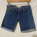 Bermuda Abercrombie Denim Cuffed  Medium Wash Shorts 16 Photo 0