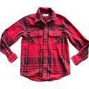 Aritzia TNA Prospect Shirt Jacket Shacket Size 1 Red Photo 1