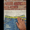 Bermuda Revolt Blue Jean Shorts Female Size Medium  Light Wash Distressed Photo 9