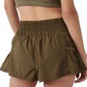 Free People NWOT  Movement Get Your Flirt On Athletic Shorts Dark Olive size XS Photo 1