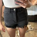 Forever 21 Black/gray Jean Shorts Photo 0