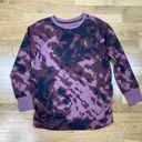 NWOT Isabel Maternity Size M Burgundy Tie Dye Match Back Sweatshirt Long Sleeve Purple Size M Photo 1