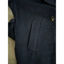 Max Mara Women's  Wool Double Breasted Coat Overcoat M Navy Photo 4