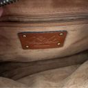 Patricia Nash  Heritage Collection Cognac Smooth Leather London Saddle Crossbody Photo 77