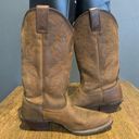 Justin Boots Women’s  western cowboy  size 6.5B riding boots brown leather Photo 8