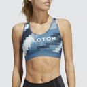 Peloton x Adidas BT HEAT.RDY Blue Medium Impact Sports Bra Small Photo 0