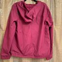 Volcom  Magenta Pink Light Rain Zip Button Up Jacket Size Large Flawed Photo 1