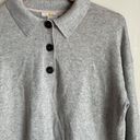 Boden USA BODEN Winchilsea Collared Jumper Sweater Grey Melange Photo 4