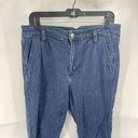 American Eagle  Women's mom Jeans Slim fit striped Stretch Size 12 ankle cropped Photo 7