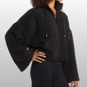 Free People Movement Climb High Fleece Jacket Wide Sleeves Black NWOT size M Photo 1