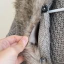 Nordstrom Oversized Chunky Knit Faux Fur Sweater Photo 7