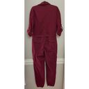 Burgundy Red Coveralls Boiler Field Suit Belted Jumpsuit Magnolia Brand Large Photo 6