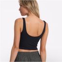 Vuori  Daily Crop Tank Top Sports Bra Black Photo 1