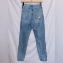 Arizona Jeans Arizona Jean Co. Light Wash Denim High Waisted Distressed Mom Jeans size 3 Photo 4