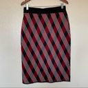 Anne Klein  Knit Plaid Pencil Skirt Small NWT Photo 6