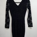 Dress the Population NWOT  Erica Black Lace Mini Dress Photo 5