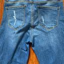 Cello distressed rugged blue jeans. Size 3- juniors Photo 3