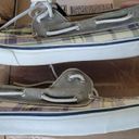 Sperry  Top-Sider 2 Eye Boat Shoes, #9561341  Taupe/ Navy /Wht Plaid, Wom… Photo 5