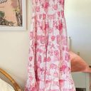 Boutique 8 Oak Lane Pink Toile Smocked House Dress Photo 7