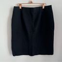 J.Jill  Black Ponte Pencil Skirt Black Medium Photo 3