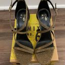 mix no. 6 Gold Metallic Shimmer Mardelle Sandals Photo 4