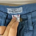 Guess Vintage  Georges Marciano Teal High Rise Stiff Denim Straight Leg Jeans Photo 3